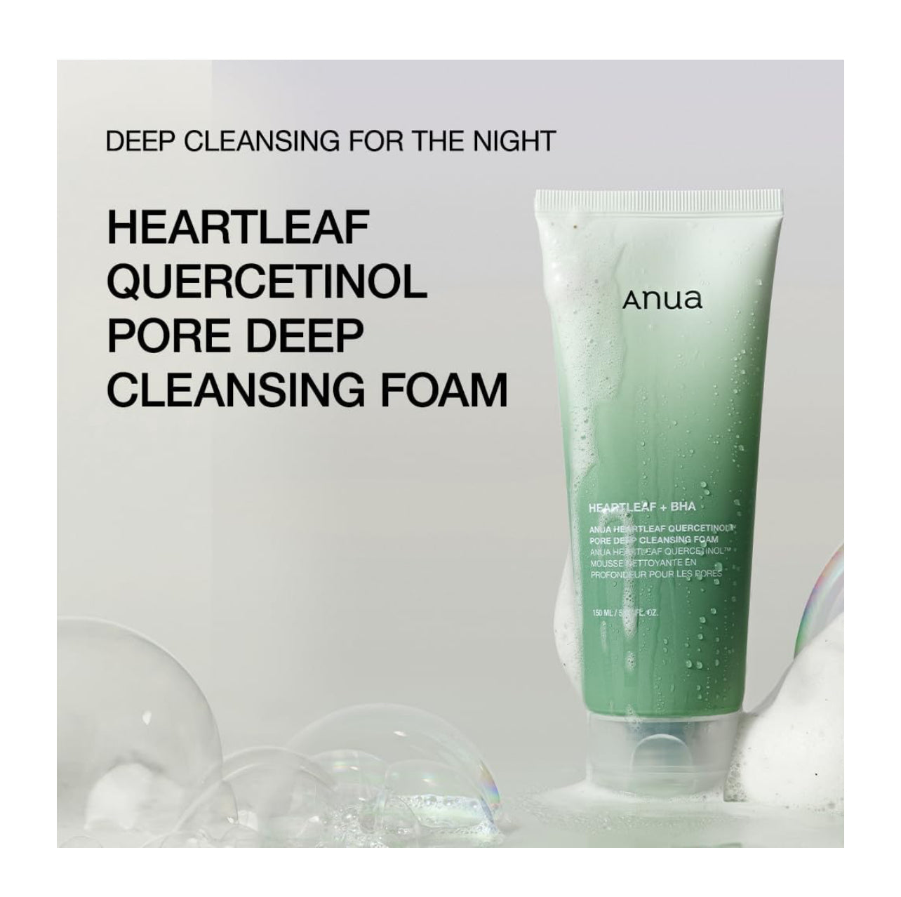 ANUA Heartleaf Quercetinol Pore Deep Cleansing Foam