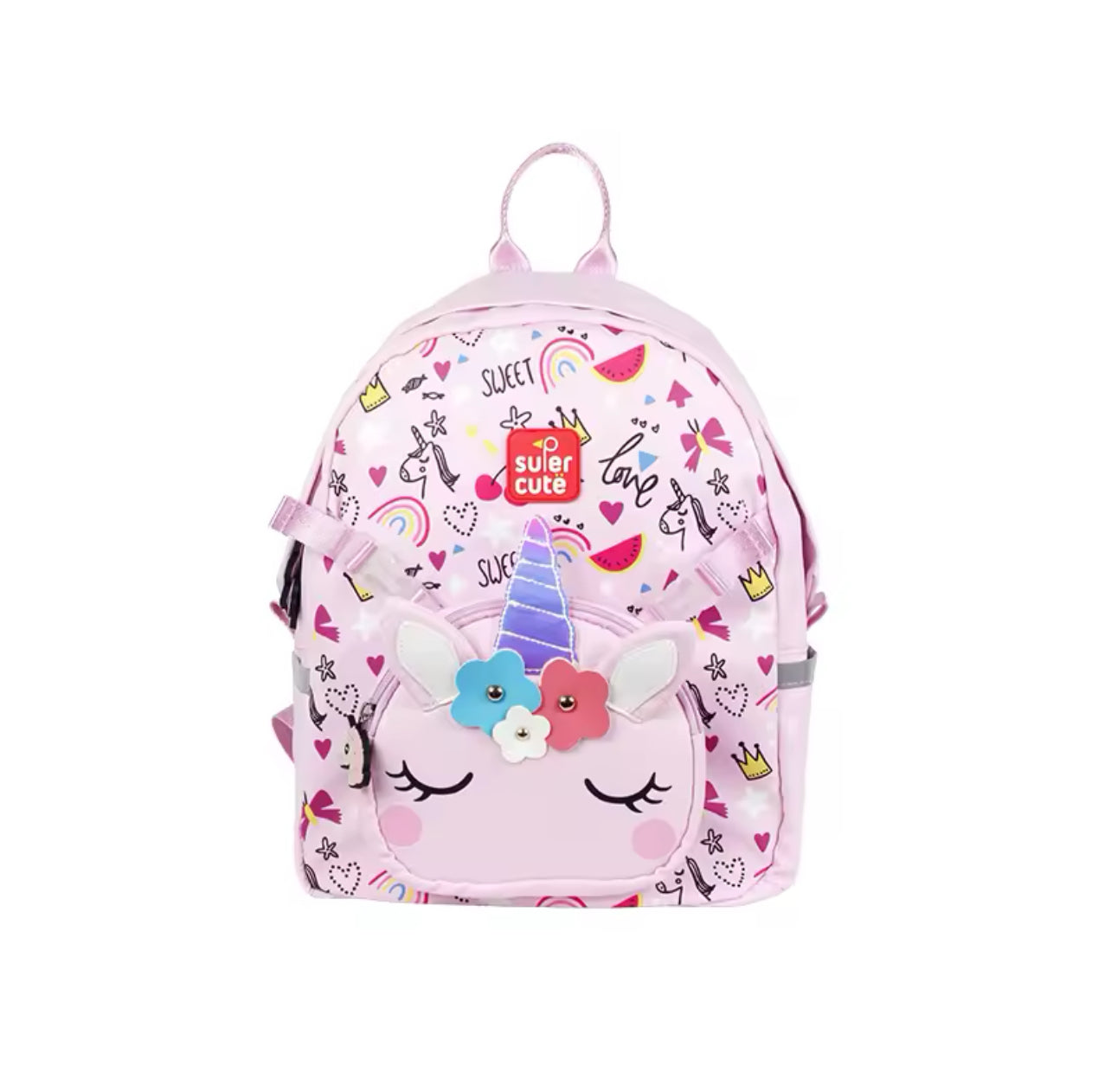 Toddler Cartoon Backpack W/messenger bag