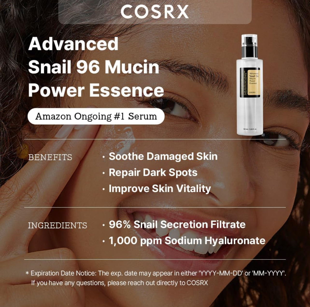 Advanced Snail Mucin 96% Power Repair Serum