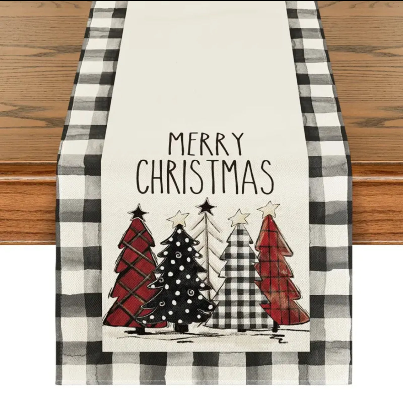 Christmas Table Runner- Linen