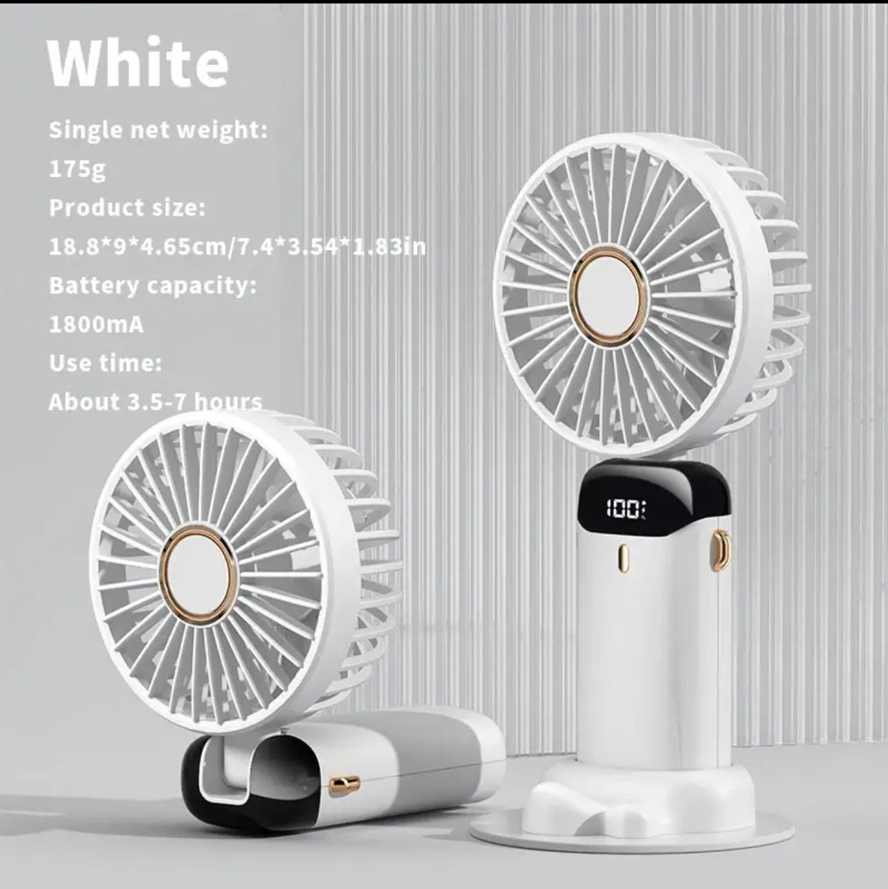 USB Handheld Mini Fan- Foldable Portable