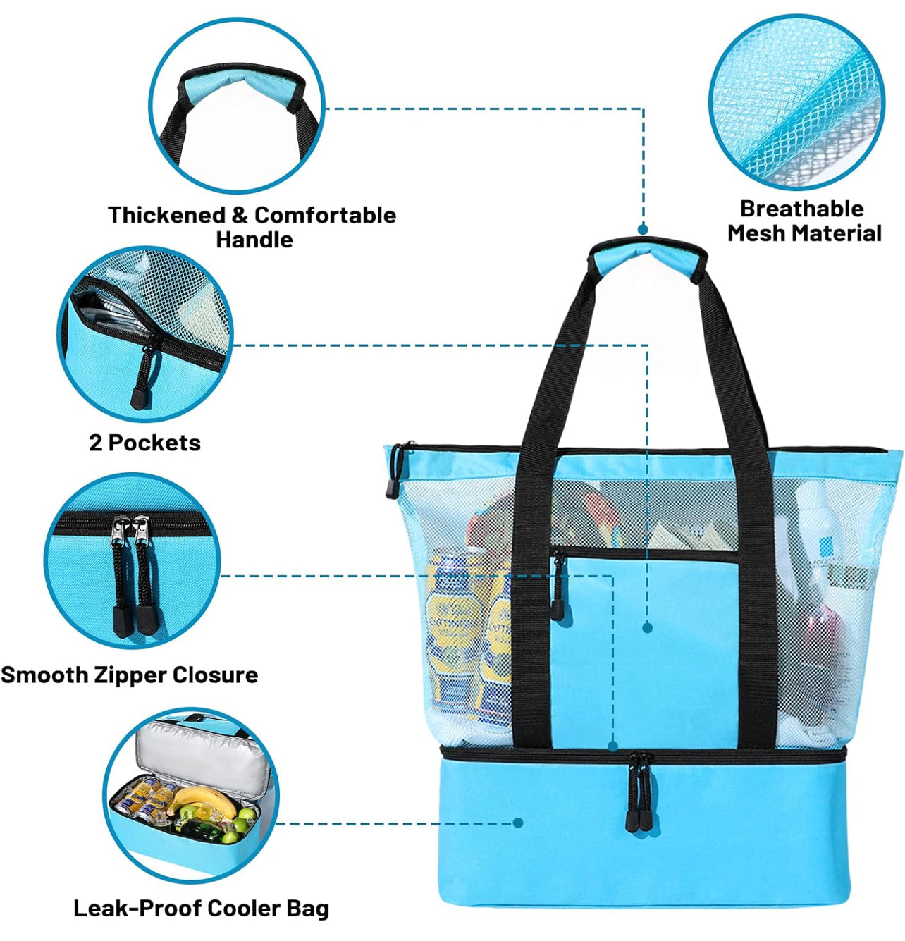 Mesh Beach Tote