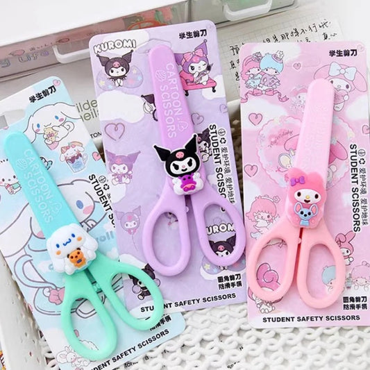 3PK-Kids Safety Scissors with Cover