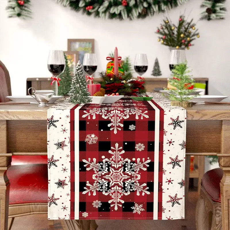 Christmas Table Runner- Linen