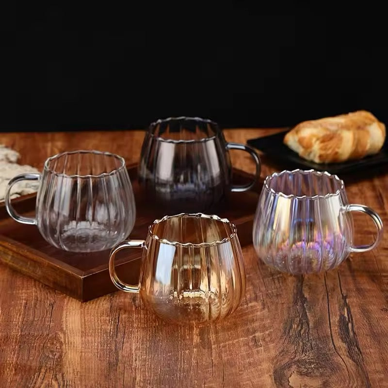 2pc-Trendy Glass Cup