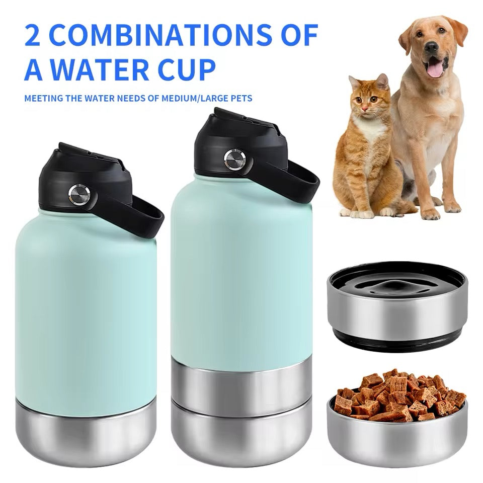 Portable 3 in 1 Pet Feeder- 32oz