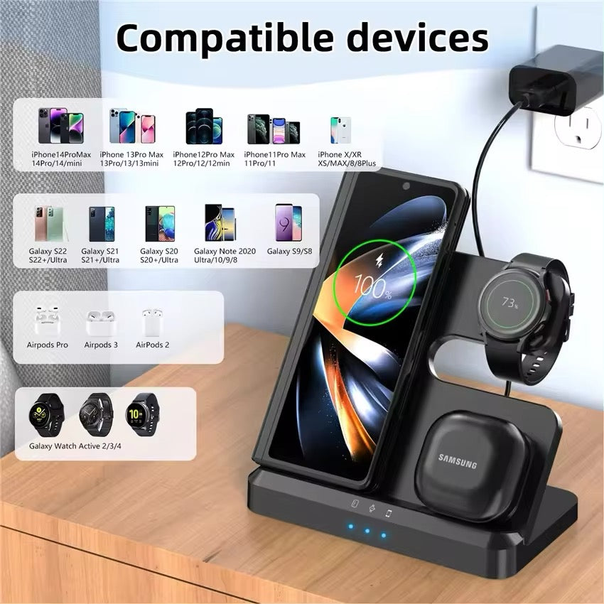 3 in 1 Wireless Charger Stand