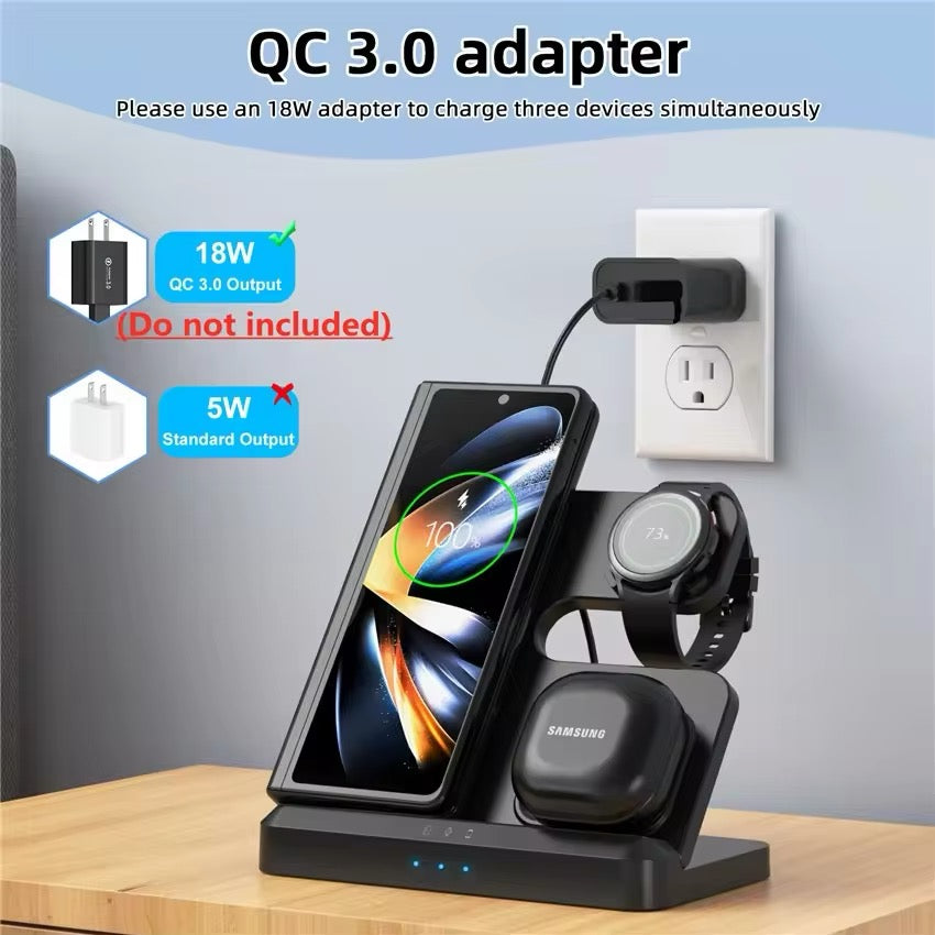 3 in 1 Wireless Charger Stand