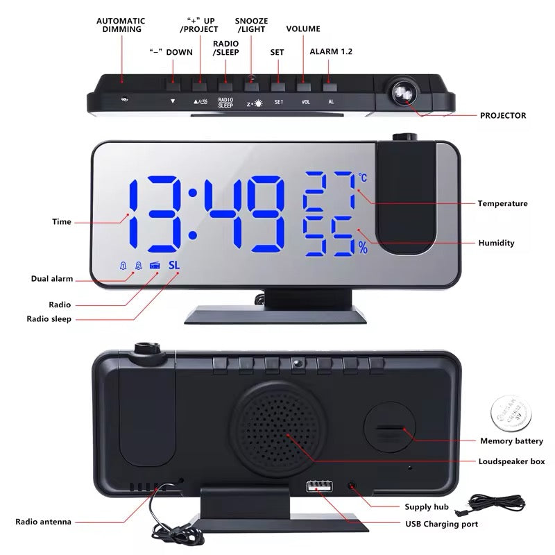 LED Digital Alarm Clock