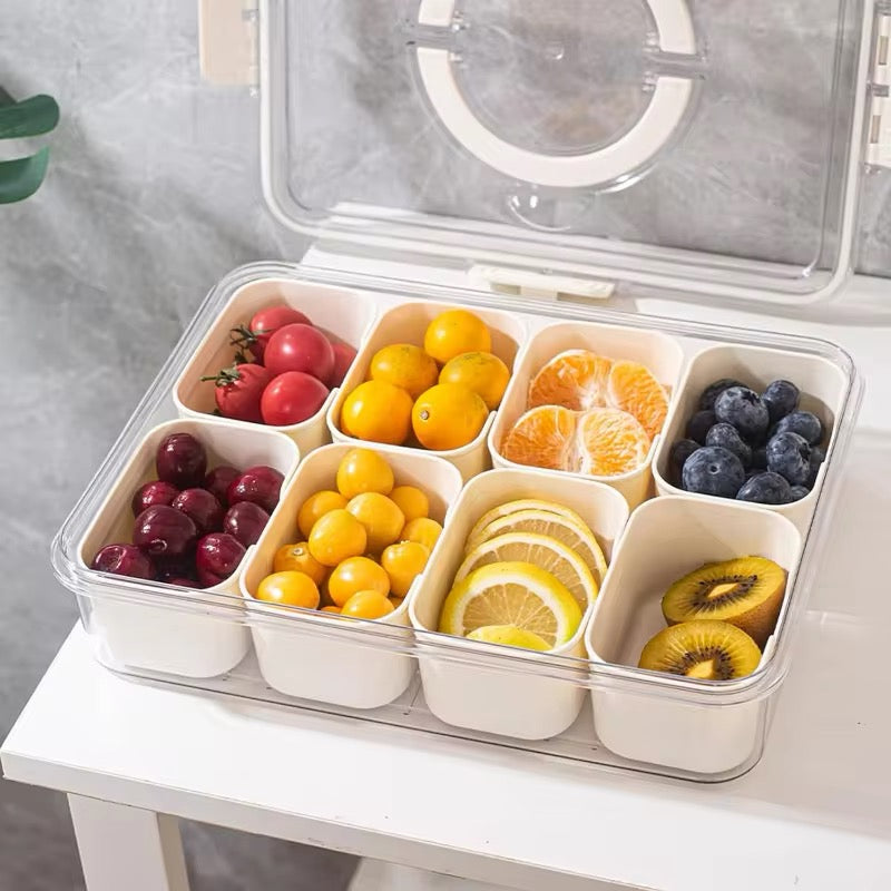 Snack Box w/divider & Lid