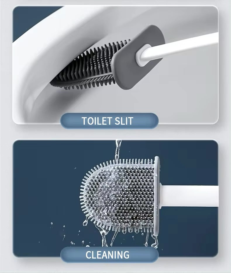 Silicone Toilet Brush Holder/Set