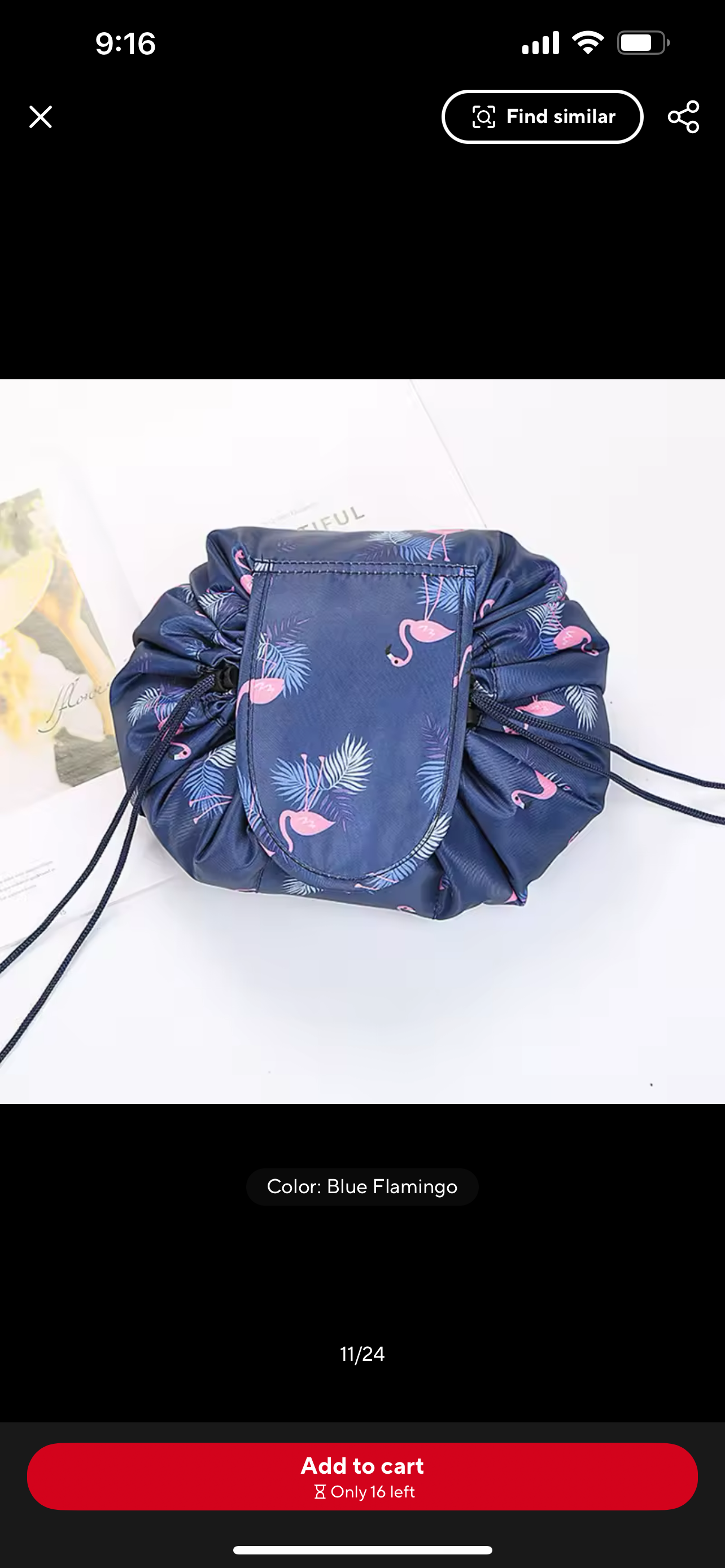 RichBae Drawstring Make-up Bag Waterproof